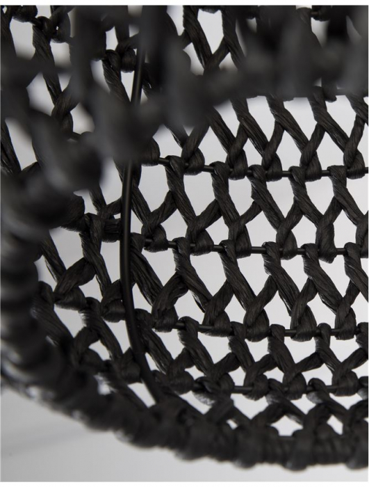 9858713 Pendul Nova Luce GRIFFIN E27 1x12W   Paper Black  IP20 [7]