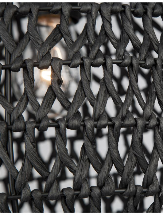 9858713 Pendul Nova Luce GRIFFIN E27 1x12W   Paper Black  IP20 [6]