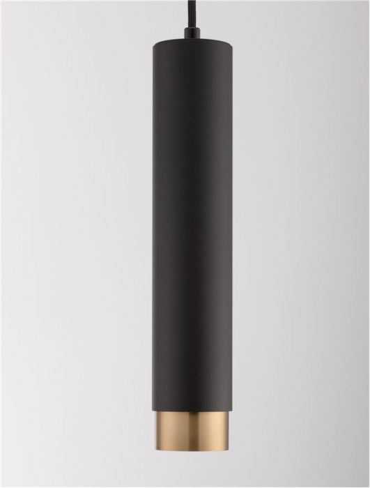 9911525 Pendul Nova Luce PONGO GU10 1x10W   Aluminium Sandy Black & Gold  IP20 [5]