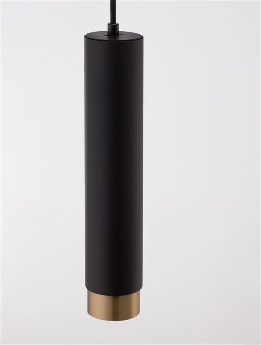 9911525 Pendul Nova Luce PONGO GU10 1x10W   Aluminium Sandy Black & Gold  IP20 [8]