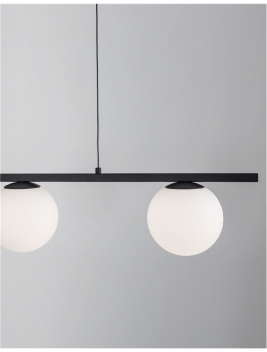 9919604 Suspensie Nova Luce JOLINE LED 32W 2060lm 3200K IP20 Aluminiu & Sticla Sandy Black Opal NOVALUCE [3]