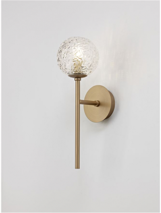 9960271 Aplica Nova Luce MIRANO G9 1x5W   Steel Brass Gold  IP20 [2]
