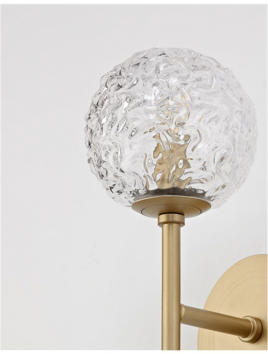 9960271 Aplica Nova Luce MIRANO G9 1x5W   Steel Brass Gold  IP20 [4]