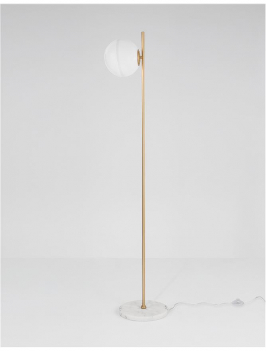 9960619 Lampadar Nova Luce CANTONA E27 1x12W IP20 Glass White Opal Gold [2]