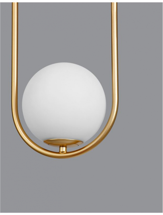 9988170 Pendul Nova Luce OBITAR G9 1x5W IP20 Glass/Metal Opal Brass Gold [3]