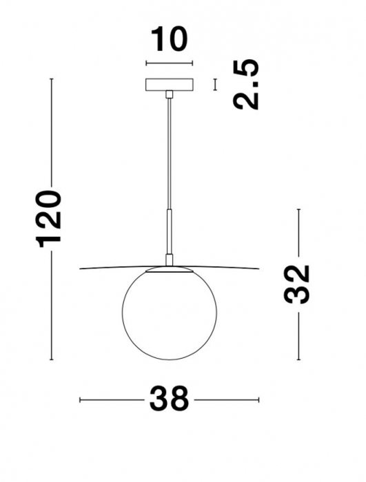 9988380 Pendul Nova Luce OBBIT E27 1x12W   Metal Matt Black  IP20 [4]