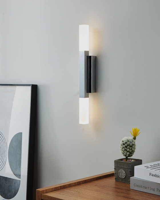 Aplica baie EGLO Alcudia LED 2x5,5W 3000K 1200lm Aluminiu/Metal Crom IP44 [3]