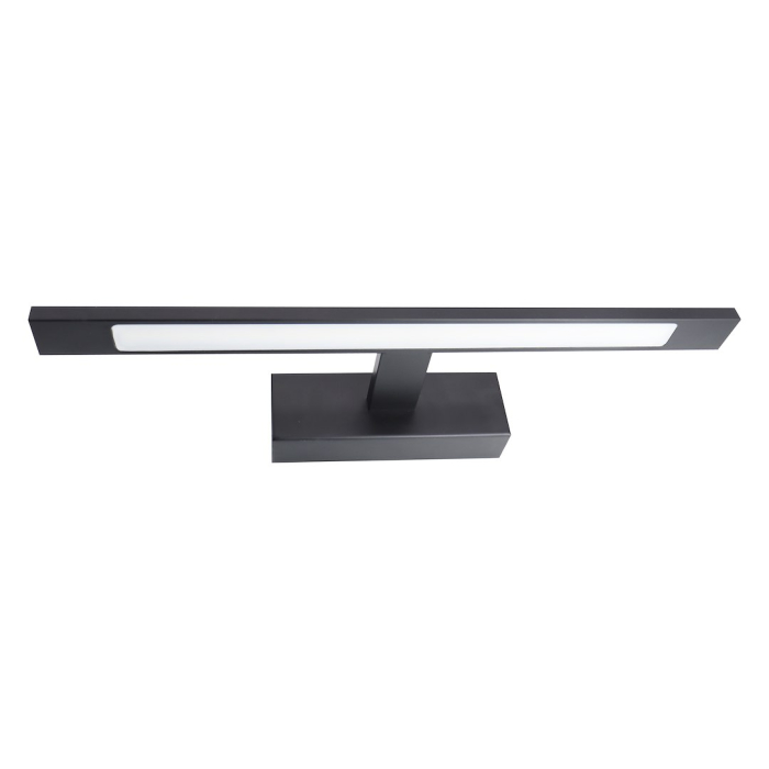 Aplica baie Milagro Klimt LED 12W 1320 lm 3000K/4000K/6000K 230V Black Metal & Plastic IP44 [7]