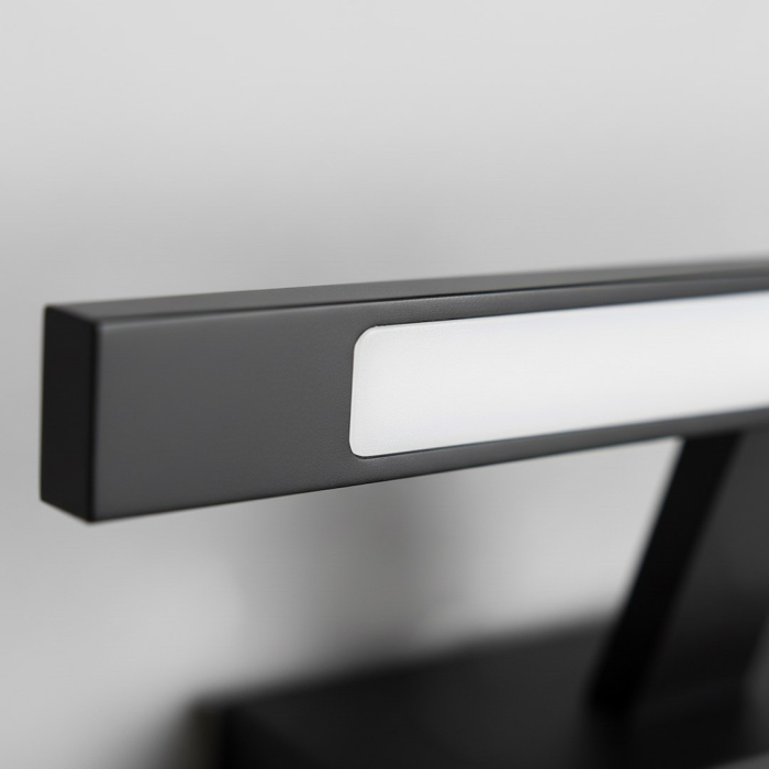 Aplica baie Milagro Klimt LED 8W 880 lm 3000K/4000K/6000K 230V Black Metal & Plastic IP44 [6]