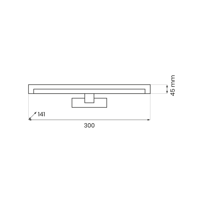 Aplica baie Milagro Mirore LED 5W 550 lm 4000K 230V White Plastic IP44 [8]