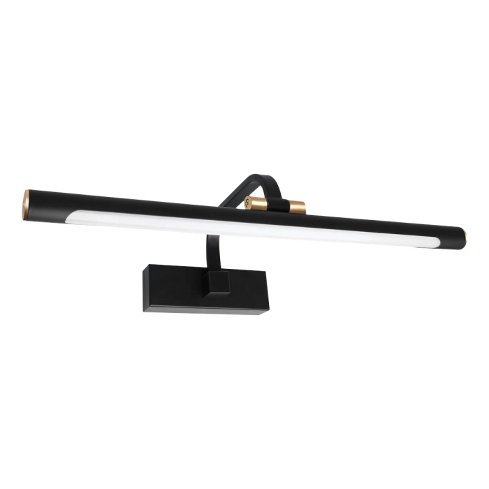 Aplica baie Milagro Vinci LED 15W 1650 lm 4000K 230V Black & Gold Metal & Plastic IP44 [8]