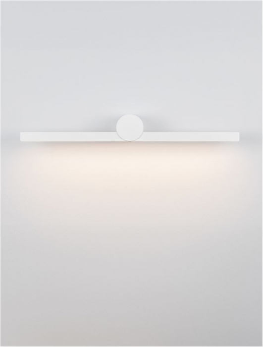 Aplica baie Nova Luce BREGGO 9923419 LED 12W 3000K 671lm Sandy White Aluminium   IP54 [5]