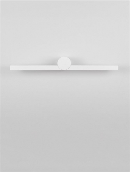 Aplica baie Nova Luce BREGGO 9923419 LED 12W 3000K 671lm Sandy White Aluminium   IP54 [4]