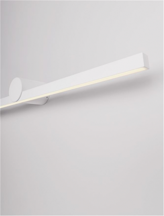 Aplica baie Nova Luce BREGGO 9923421 LED 17W 3000K 924lm Sandy White Aluminium   IP54 [4]