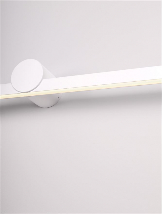 Aplica baie Nova Luce BREGGO 9923421 LED 17W 3000K 924lm Sandy White Aluminium   IP54 [6]