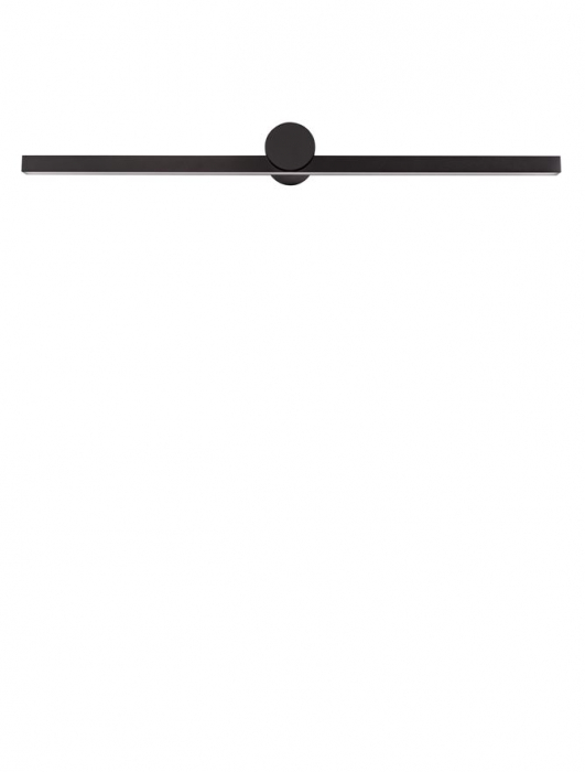 Aplica baie Nova Luce BREGGO 9923422 LED 17W 3000K 890lm Sandy Black Aluminium  IP54 [2]