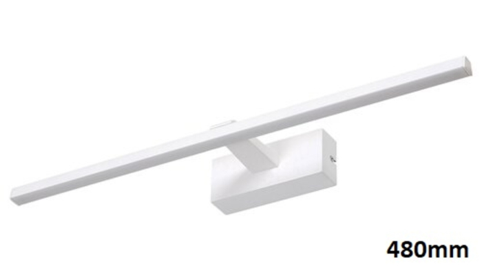Aplica baie Rabalux Albina LED 8W 450lm 4000 metal white stil scandinav 230V, 50Hz IP23 1448 [2]