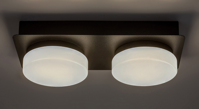 Aplica baie Rabalux Attichus LED 11W 1200lm 4000K metal plastic negru mat alb IP44 [5]