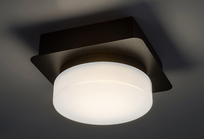 Aplica baie Rabalux Attichus LED 5W 670lm 4000K metal plastic negru mat alb IP44 [3]