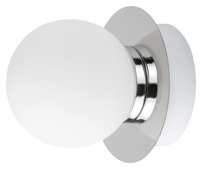 Aplica baie Rabalux Becca G9 1X MAX 28W  metal sticlă crom IP44 [2]