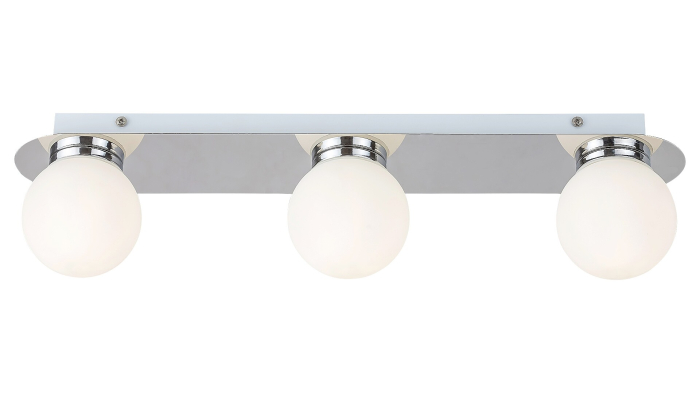 Aplica baie Rabalux Becca G9 3X MAX 28W  metal sticlă crom IP44 [1]