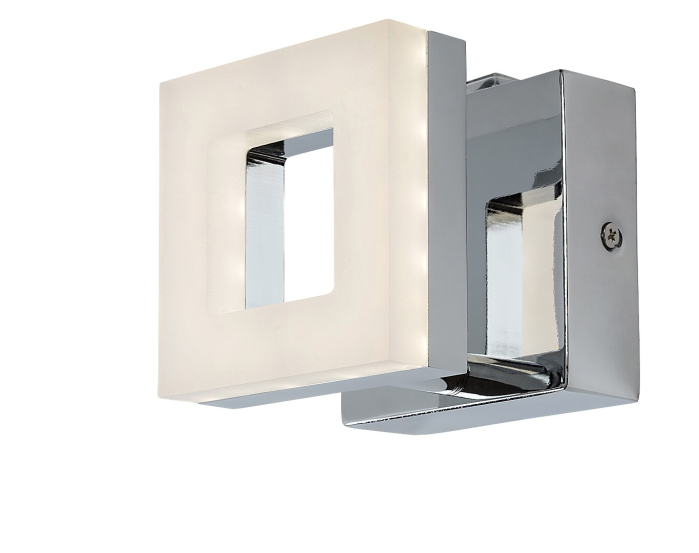 Aplica baie Rabalux Blas LED 5W 530lm 4000K metal plastic crom alb IP44 [2]