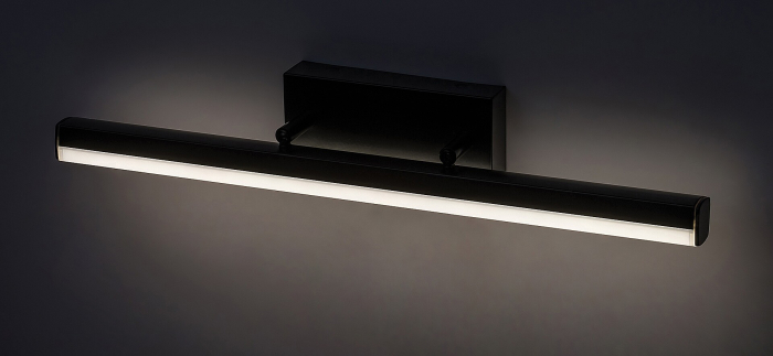 Aplica baie Rabalux Evan LED 12W 1300lm 4000 metal mat black stil modern 230V, 50Hz IP44 2166 [6]