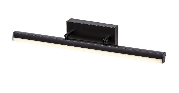 Aplica baie Rabalux Evan LED 12W 1300lm 4000K metal plastic negru mat alb IP44 [3]