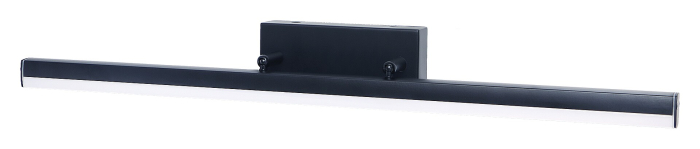 Aplica baie Rabalux Evan LED 12W 1300lm 4000K metal plastic negru mat alb IP44 [1]