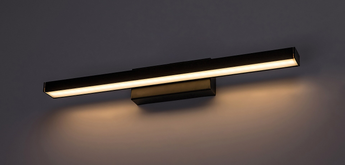 Aplica baie Rabalux John LED 12W 930lm 3000 aluminiu mat black stil minimal 230V, 50Hz IP44 5732 [3]