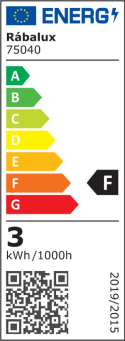 Aplica baie Rabalux Kadir LED 3W 270lm 4000K metal black gold stil industrial, IP20 75040 [8]
