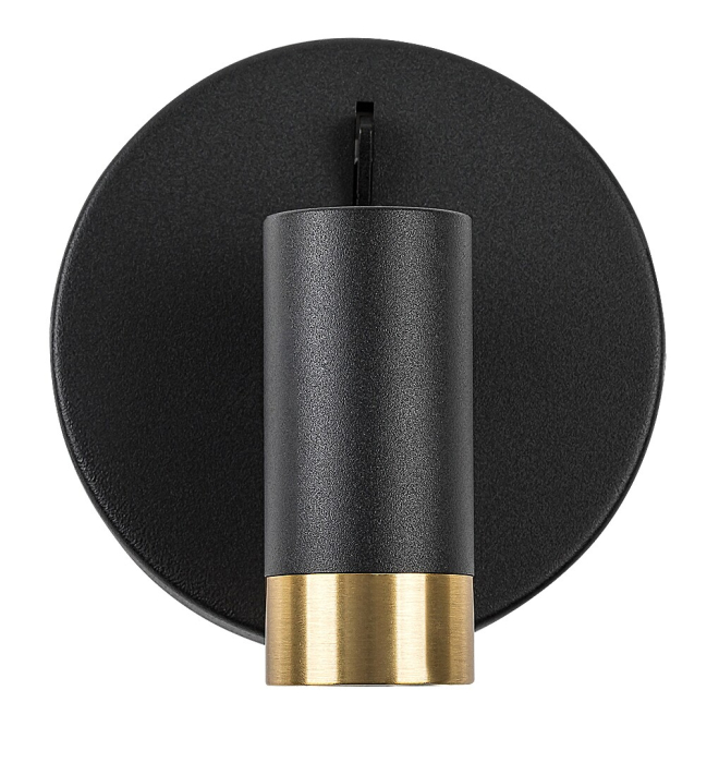 Aplica baie Rabalux Kadir LED 3W 270lm 4000K metal black gold stil industrial, IP20 75040 [6]