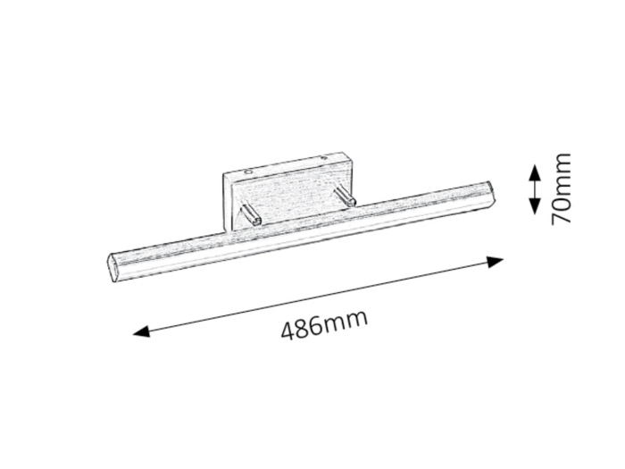 Aplica baie Rabalux Silas LED 12W 1180lm 4000 metal bronze stil clasic 230V, 50Hz IP44 5720 [3]