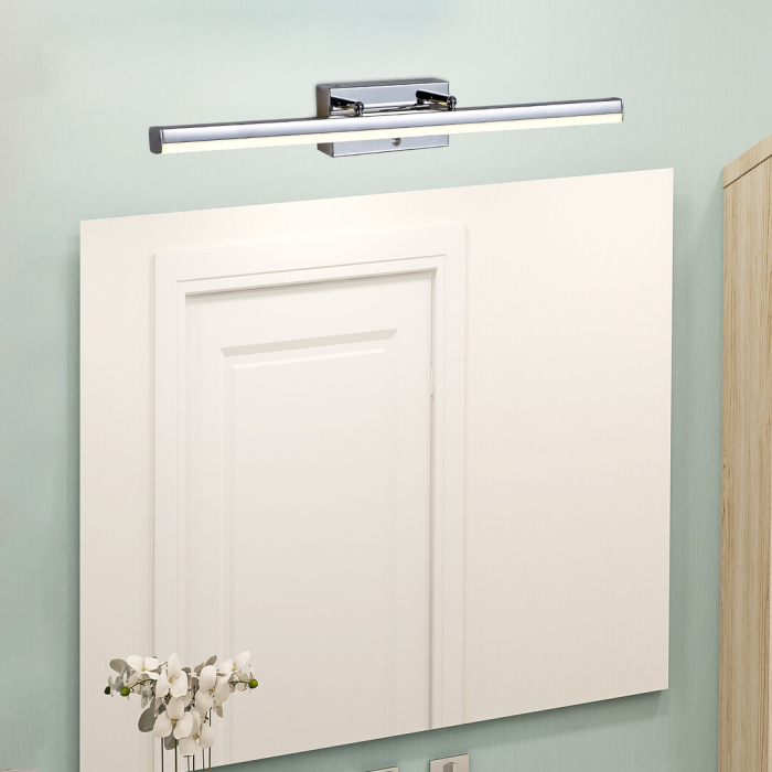 Aplica baie Rabalux Turgon LED 20W 1750lm 3000, 4000, 6000K aluminiu plastic crom alb IP44 [10]