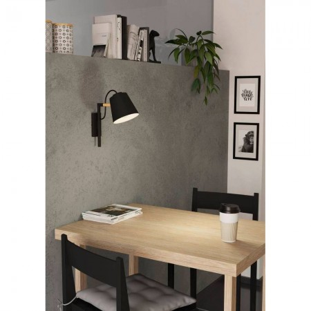 Aplica Eglo Lacey, negru mat, 1XE14, 43735 [2]