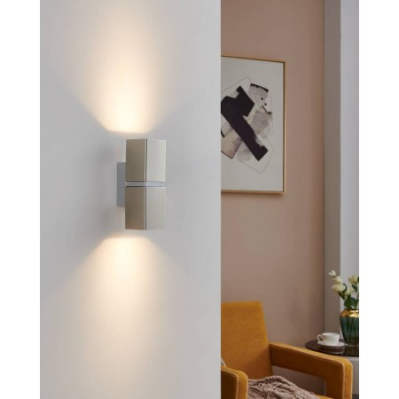 Aplica Eglo Passa, nichel mat, LED, 2X3.3W, 480 lumeni, 3000K, 96264 [2]