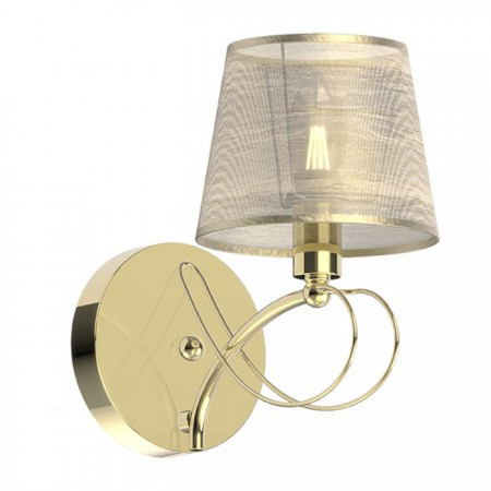 Aplica Elmark Rebecca, auriu, textil, 1XE14, 955REBECCA1W [1]