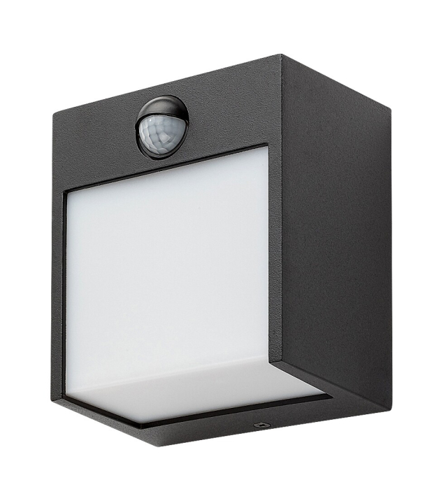 Aplica exterior cu senzor Rabalux Balimo LED 12W 560lm 4000KK aluminiu mat black stil modern, IP44 7478 [5]