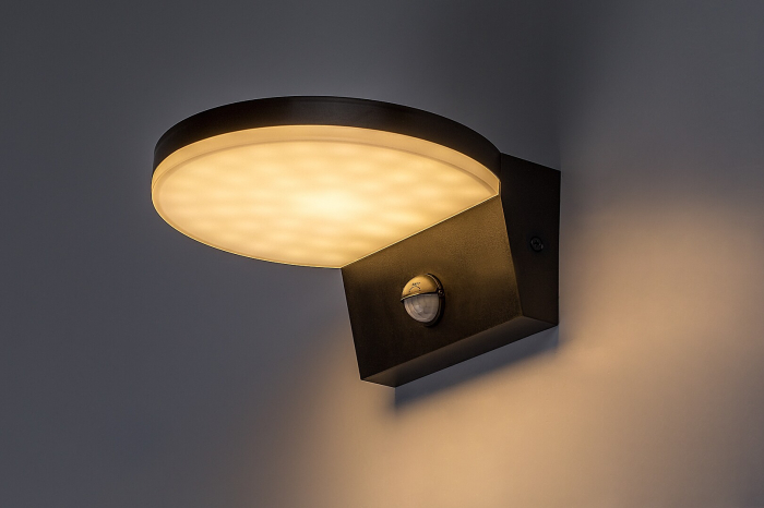 Aplica exterior cu senzor Rabalux Batida LED 9W 900lm 2700KK, 4000KK, 6500KK plastic black stil modern, IP54 77119 [3]