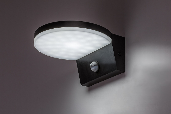 Aplica exterior cu senzor Rabalux Batida LED 9W 900lm 2700KK, 4000KK, 6500KK plastic black stil modern, IP54 77119 [5]
