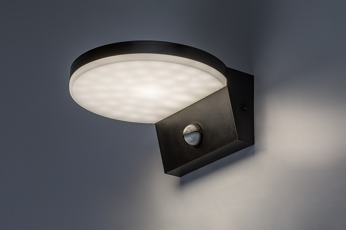 Aplica exterior cu senzor Rabalux Batida LED 9W 900lm 2700KK, 4000KK, 6500KK plastic black stil modern, IP54 77119 [4]