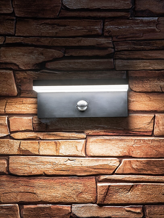Aplica exterior cu senzor Rabalux Zaragoza LED 9W 800lm 2700KK, 4000KK, 6500KK plastic black stil modern, IP54 77115 [3]