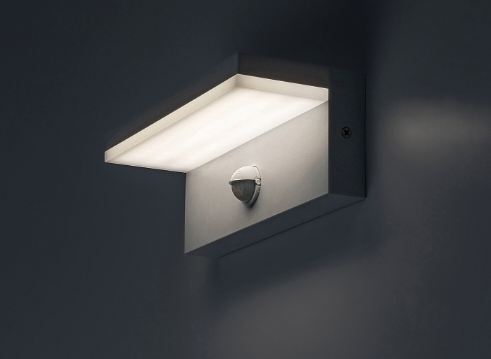 Aplica exterior cu senzor Rabalux Zaragoza LED 9W 850lm 2700KK, 4000KK, 6500KK plastic white stil modern, IP54 77116 [6]