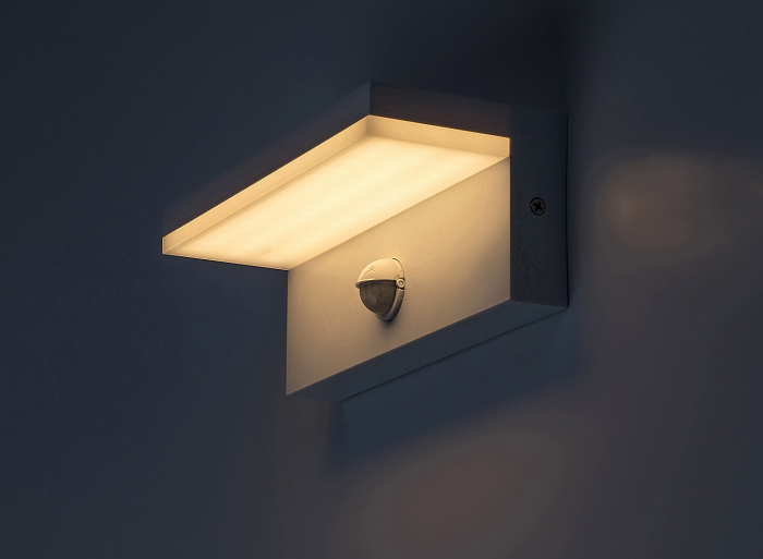Aplica exterior cu senzor Rabalux Zaragoza LED 9W 850lm 2700KK, 4000KK, 6500KK plastic white stil modern, IP54 77116 [4]