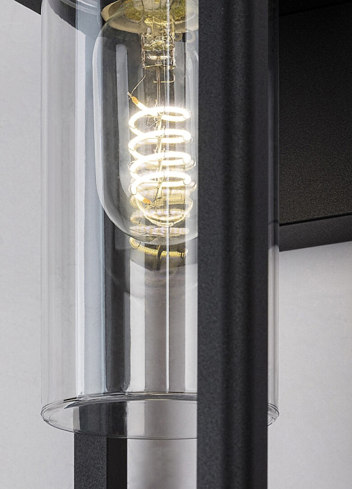 Aplica exterior cu senzor Rabalux Zernest E27 aluminiu black stil modern, IP54 77086 [5]