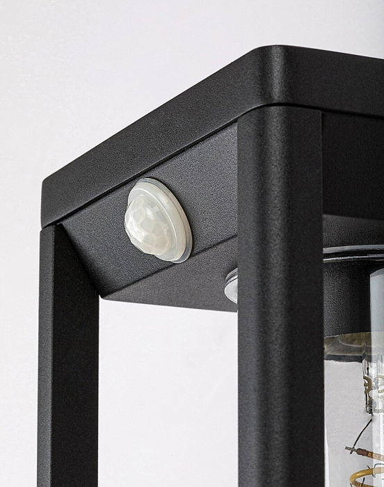 Aplica exterior cu senzor Rabalux Zernest E27 aluminiu black stil modern, IP54 77086 [4]