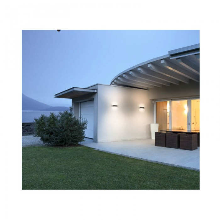 Aplica exterior Lampris 90153, gri inchis, LED, 9W, alb cald 3000K, 616 lm, IP65 [2]