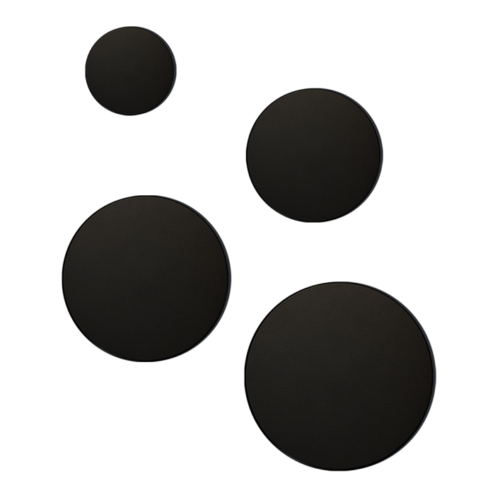 Aplică exterior Milagro Disk  15W 1500lm 3000K / 4500K / 6500K 230V/50Hz Black Policarbonat IP65 [3]