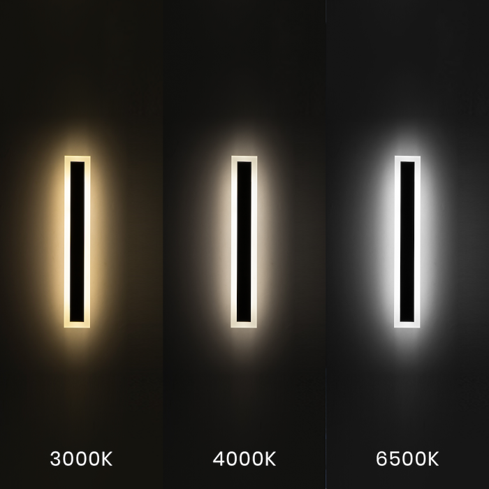 Aplică exterior Milagro Wow  20W 2250lm variabilă 3000K / 4000K / 6500K 230V/50Hz Black Metal & Acril IP54 [2]