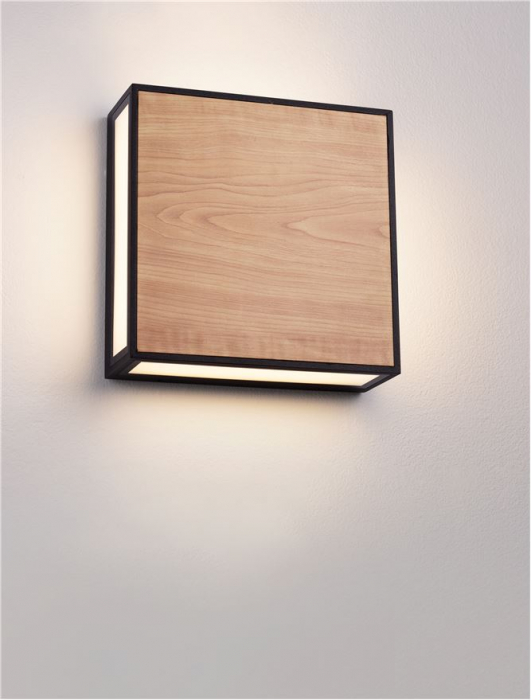 Aplica exterior Nova Luce ASTRAL 9030631 LED 16W 3000K 374lm Sandy Black Die-Casting Aluminium & Clear Glass   IP65 [6]